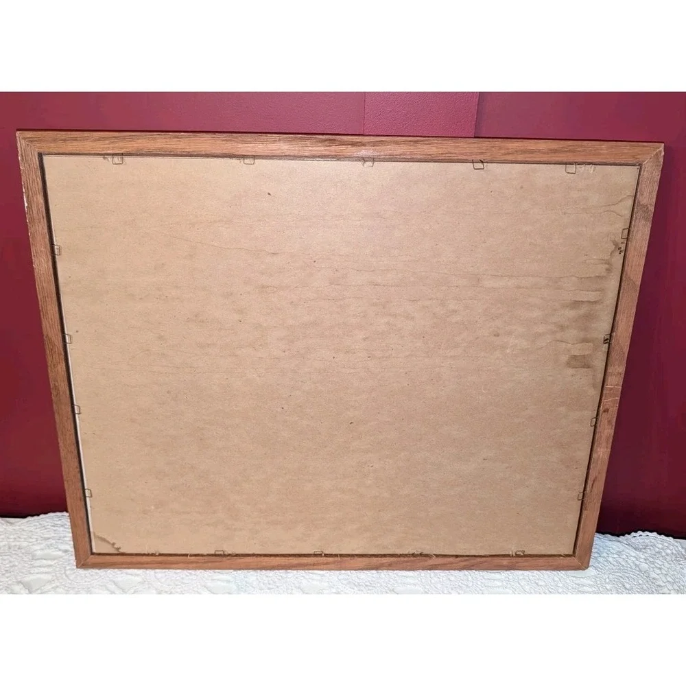 VINTAGE MCM Customizeable Photo Wall Frame ‎ 7 pic  21.5